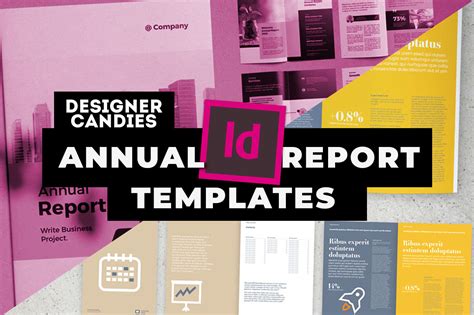 free indesign annual report template.